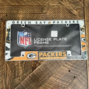 NFL Green Bay Packers Football License Plate Frame.